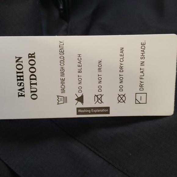 Moerdeng Mens Lightweight Shell Jacket Black Removable Hood, Size S - Picture 11 of 14